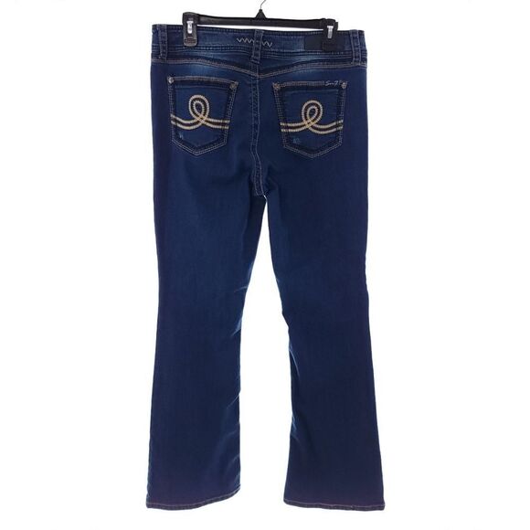Seven7 Jeans Bootcut Women's Blue - Picture 6 of 11
